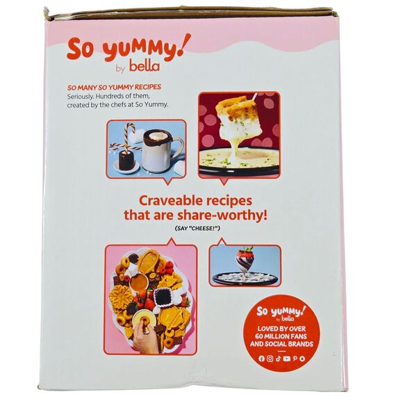 So Yummy! Bella Mini Dipper Electric Fondue - Pink 0.65 Qt / 2.5 cups - Picture 3 of 5